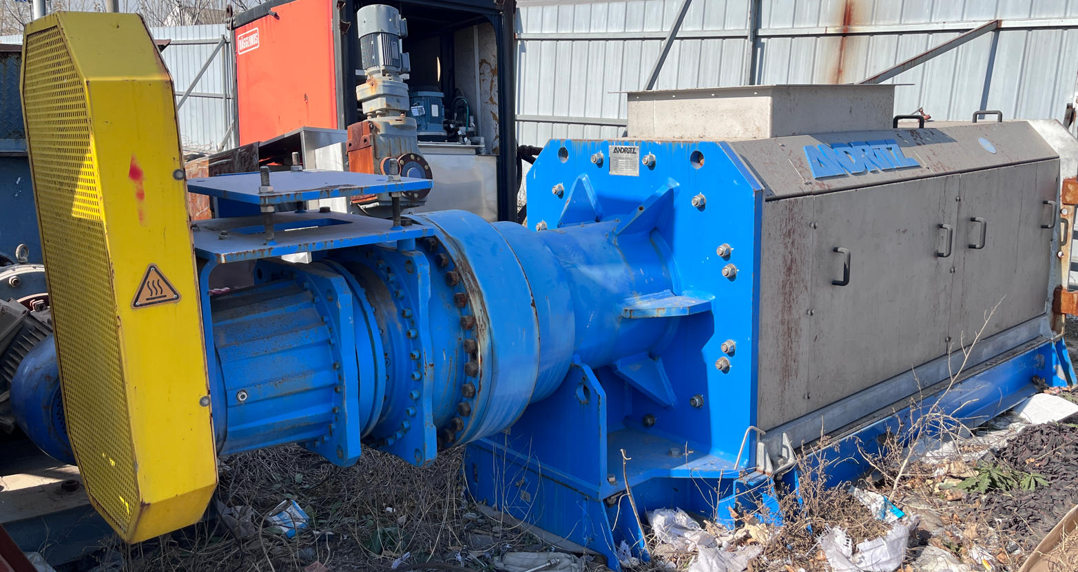 Used ANDRITZ Compactor High Pressure Screw Compactor for Sludge & Reject Dewatering