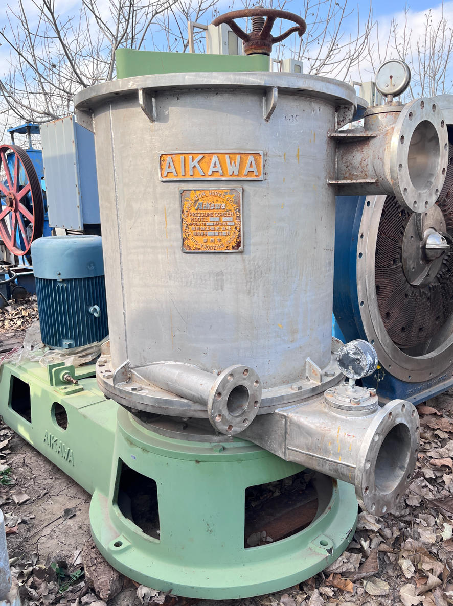 Used Aikawa F600 Pressure Screen | Japan-Made Pulp Screening Machine | Heavy-Duty Industrial Screen