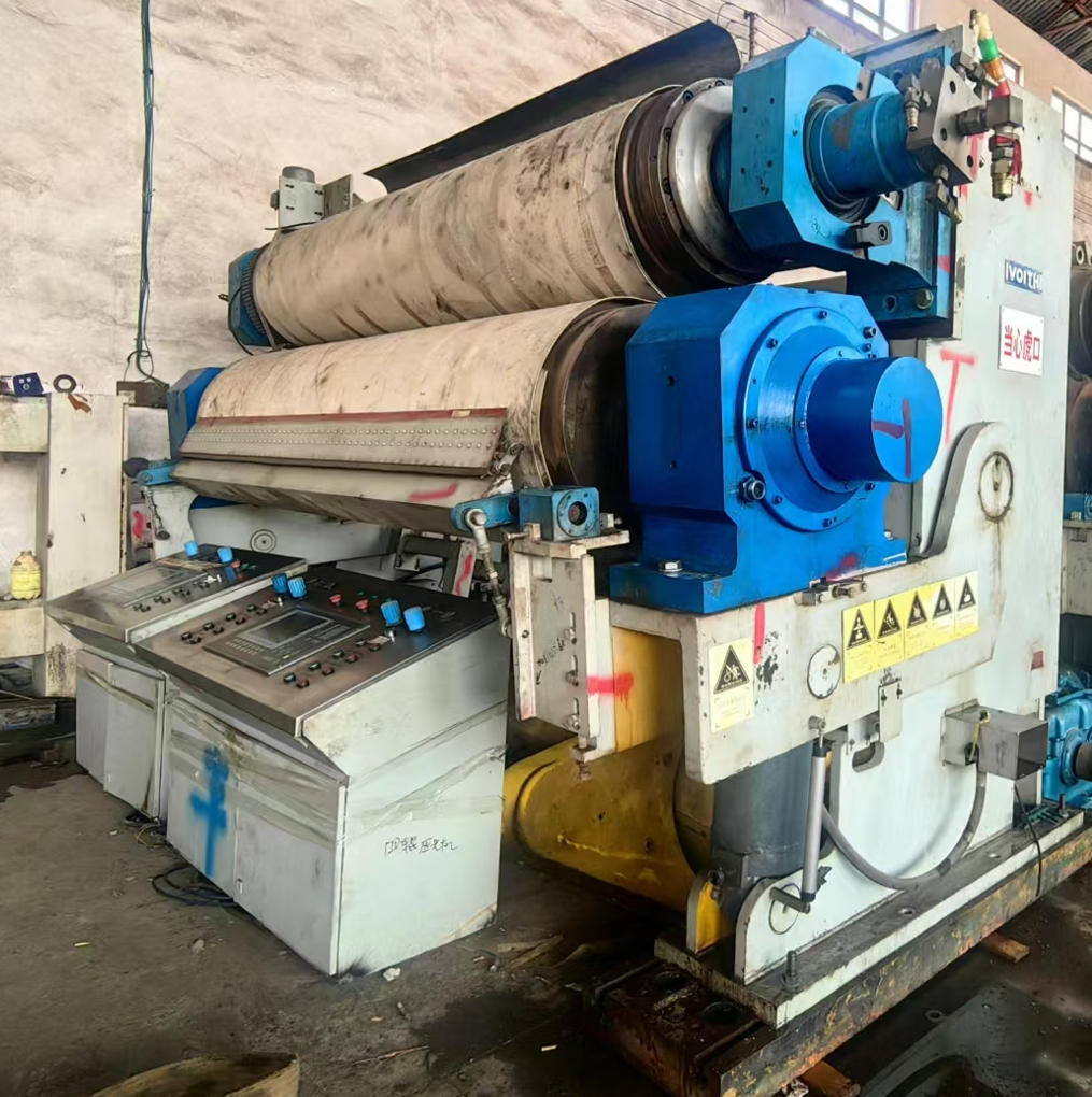 Used Voith Single-Nip Hard Calender | Complete Set with Rolls, Gearboxes, Motors & Hydraulic System