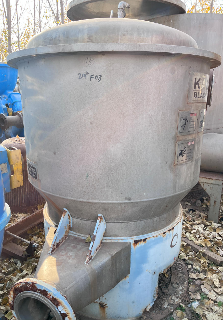 Used KADANT Black Clawson Pressure Screen SPM/SPH 800 – 524 kPa, 75 HP, 257 RPM