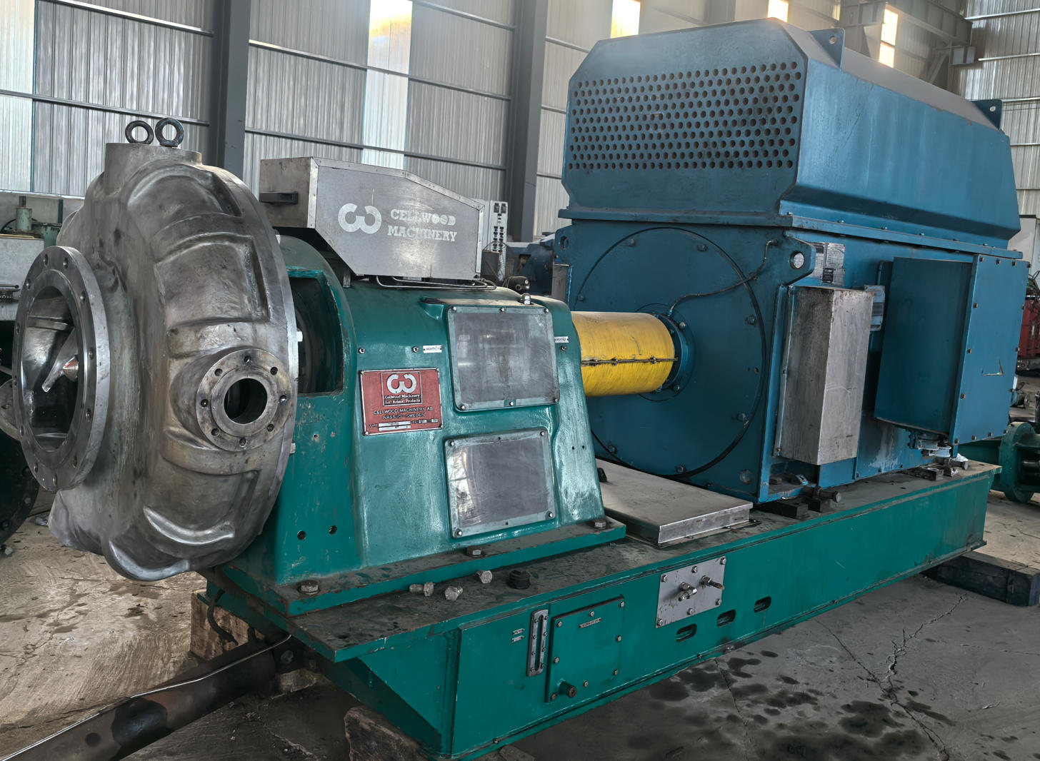 Used KD-710 Cellwood KRIMA Screw Press & Cellwood High Consistency Dispersing System